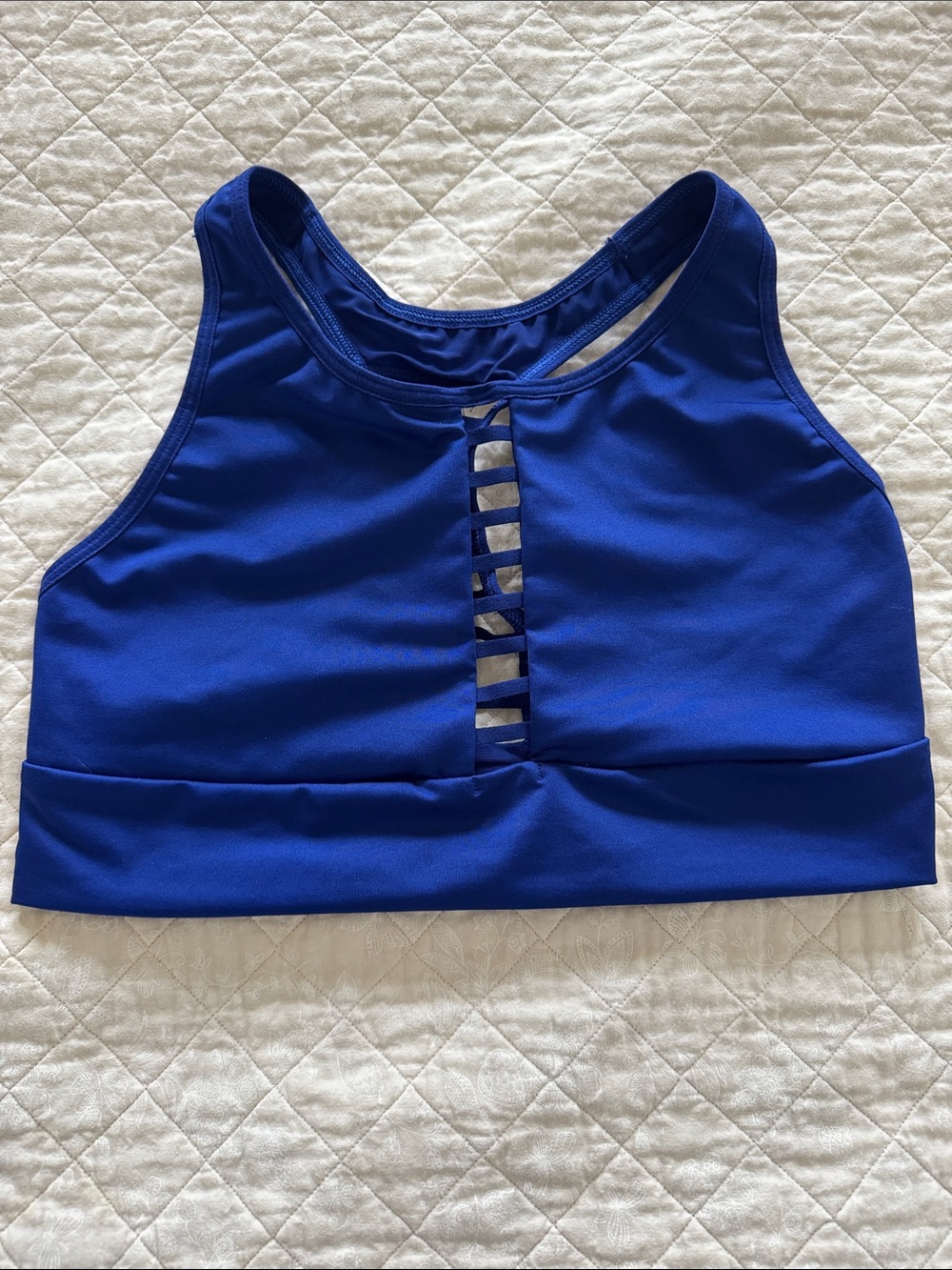 Victoria's Secret Sport Royal Blue Strappy Front Sports Bra